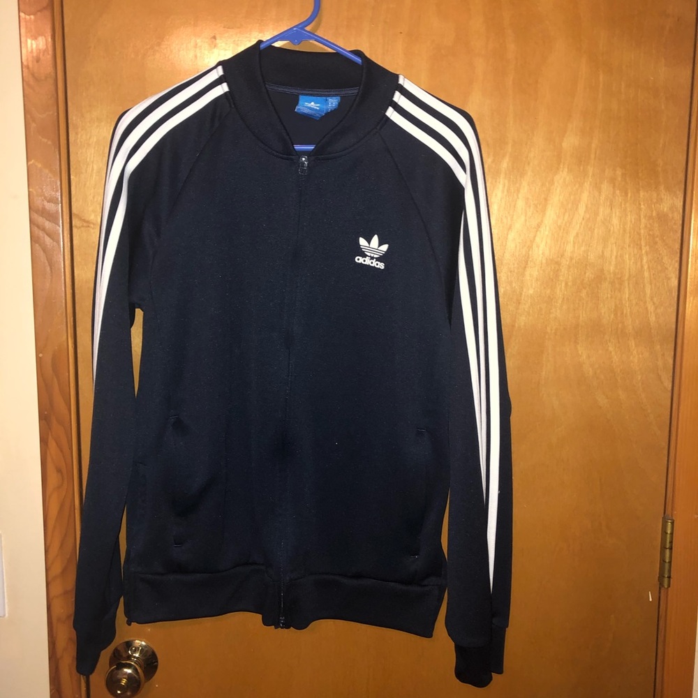 Adidas Zip Up Track Sweater